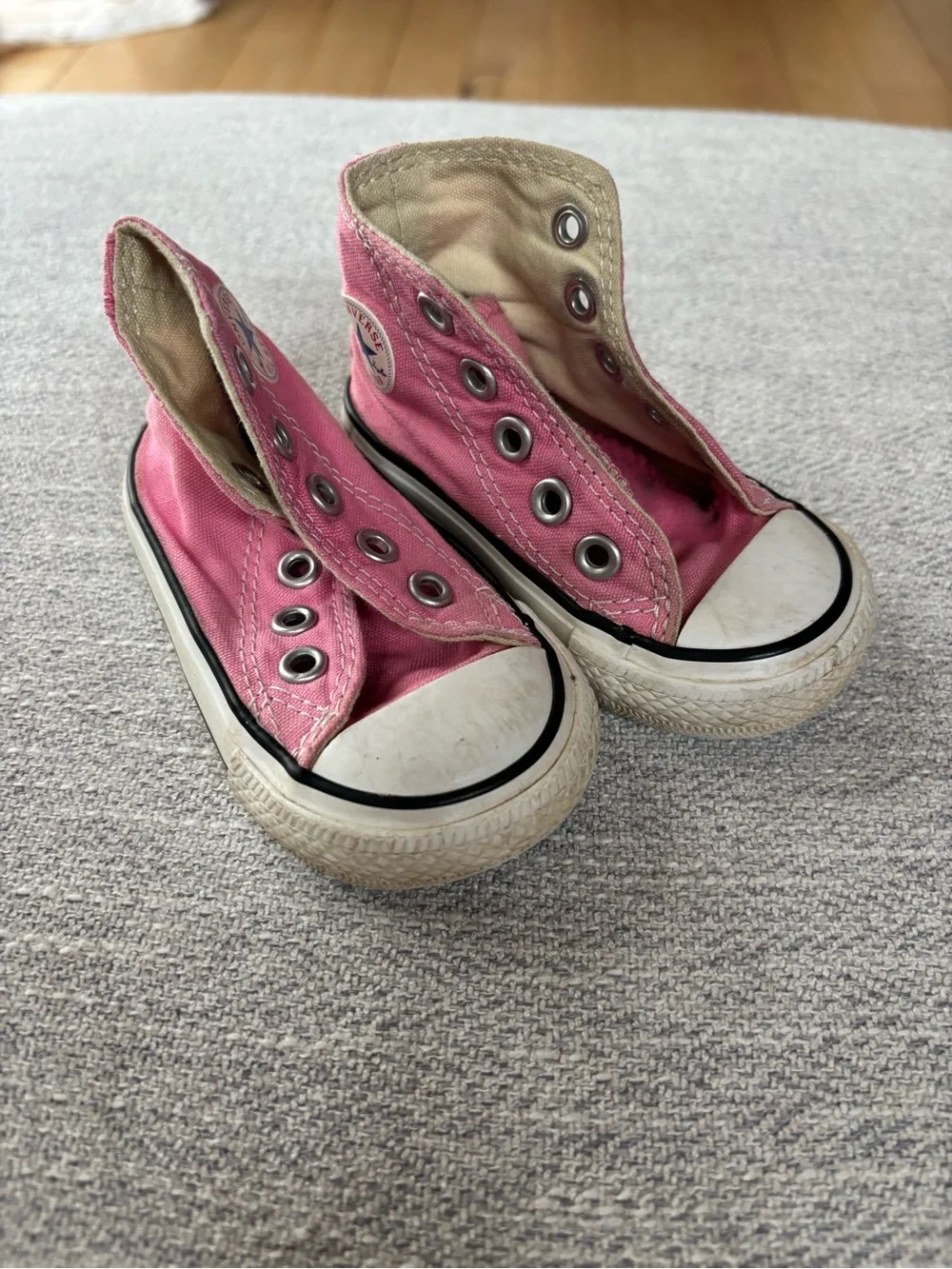 Converse Kids Pink High-Top Canvas Sneakers